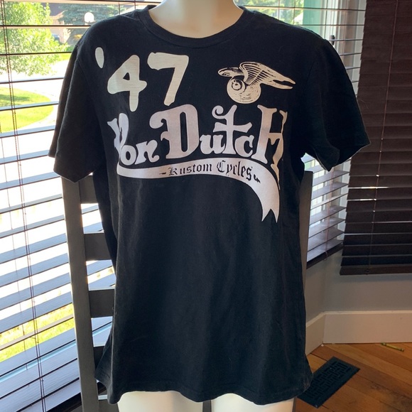 Von Dutch Kustom Cycles ‘47 Tee Shirt T-shirt - Women’s M - Picture 1 of 8